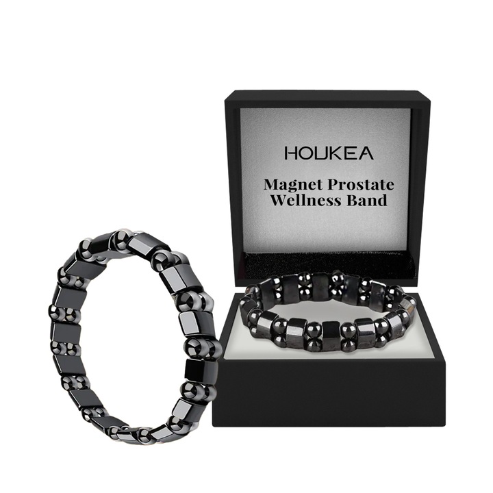 Houkea férfi karkötő szett, 3 darab, fekete mágneses