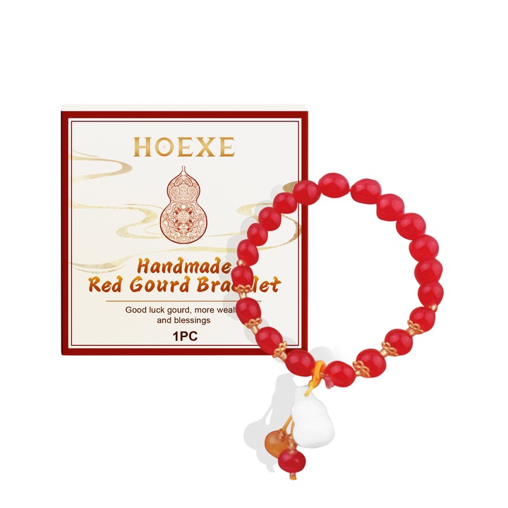 Set bratari Hoexe, 3 bucati, pentru femei, rosu