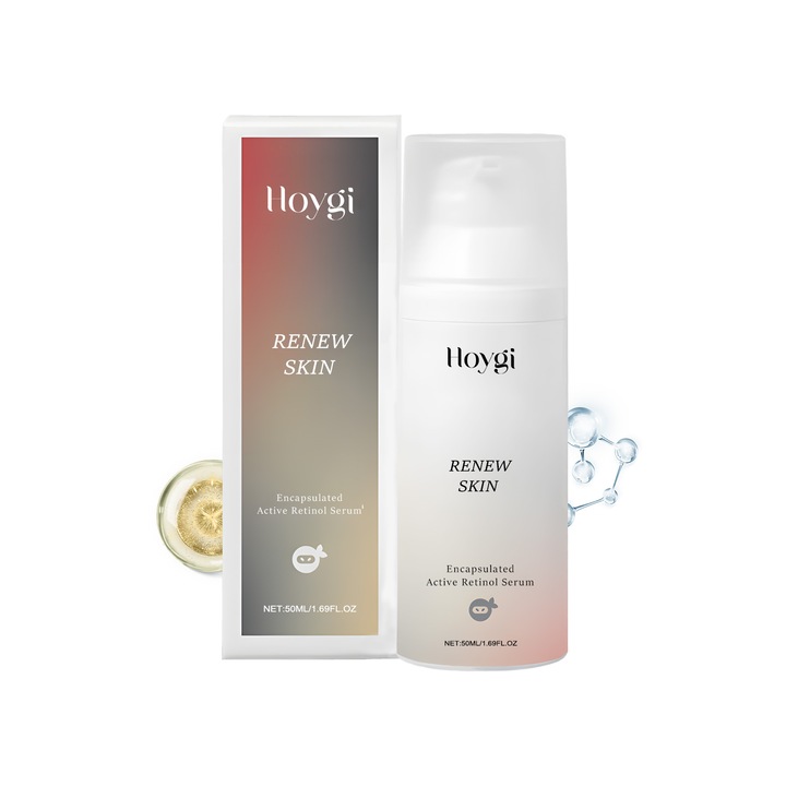 Lotiune esentiala cu retinol, Hoygi, extract de citrice, pentru hidratarea pielii fetei si gatului