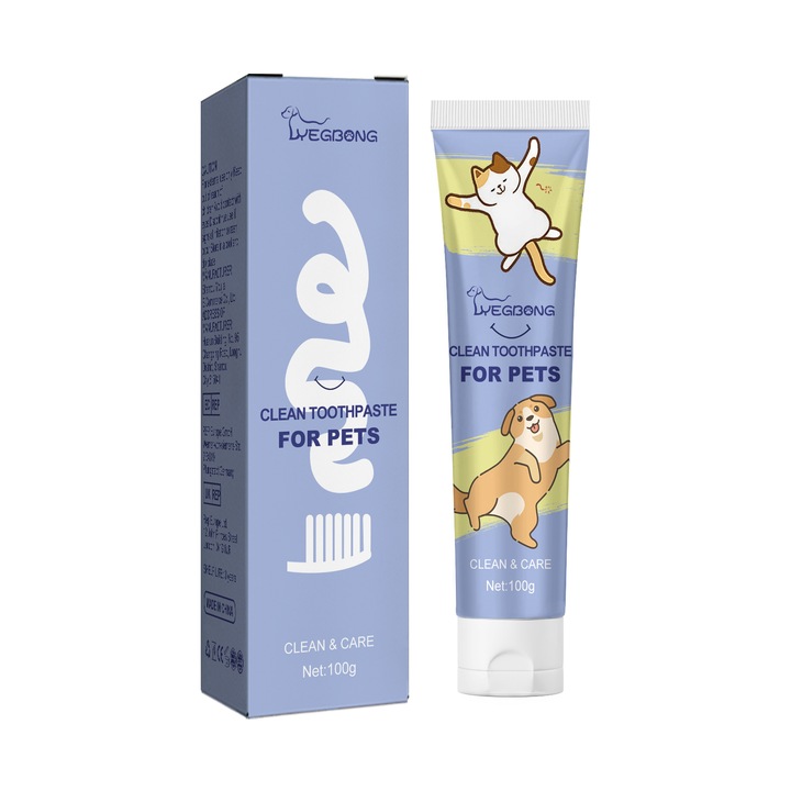 Паста за зъби Yegbong Pet, премахване на петна, грижа за устната кухина, 100 г