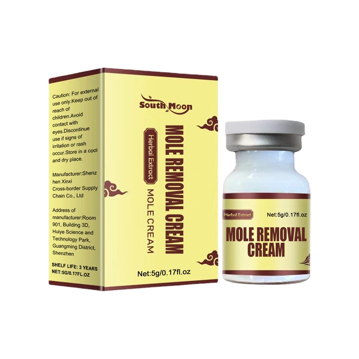 Crema de indepartare a alunitelor, South Moon, extracte naturale, curatare profunda