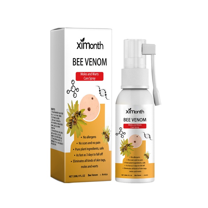 Szemölcskezelő spray méhméreggel, Ximonth, árnika kivonattal és teafaolajjal