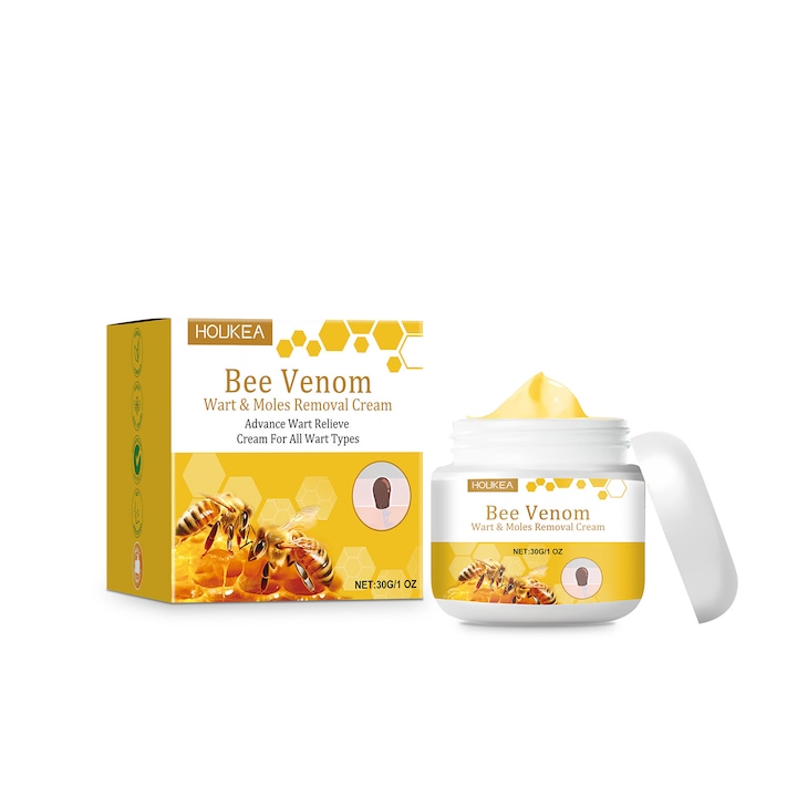Крем за лице с пчелна отрова, нежна формула Houkea, 50 мл