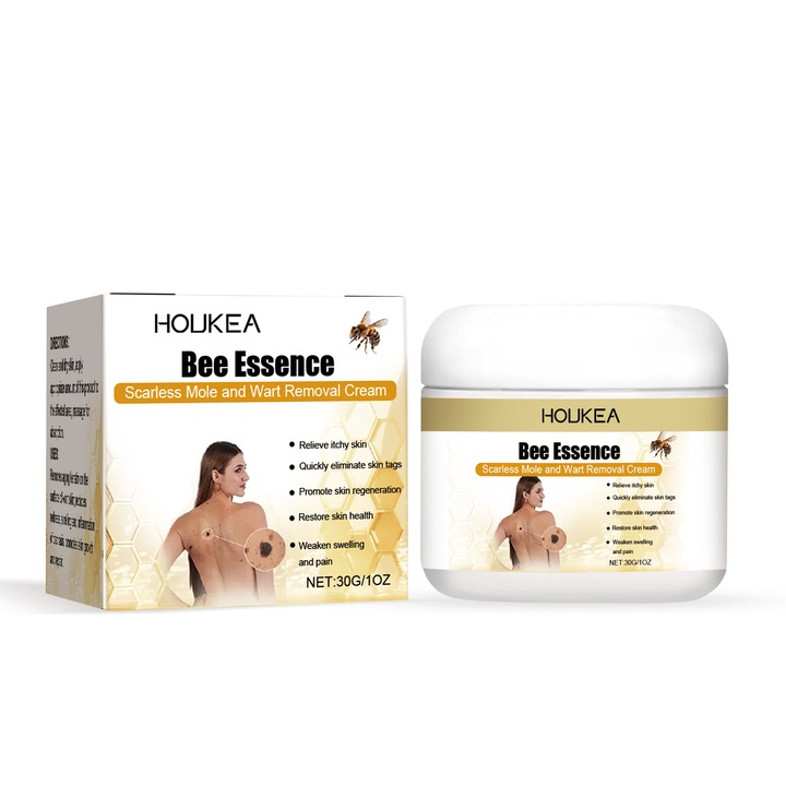 Szemölcs elleni krém, Houkea, méhméreggel