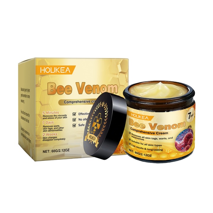 Houkea Bee Venom bőrápoló krém tisztít és hidratál