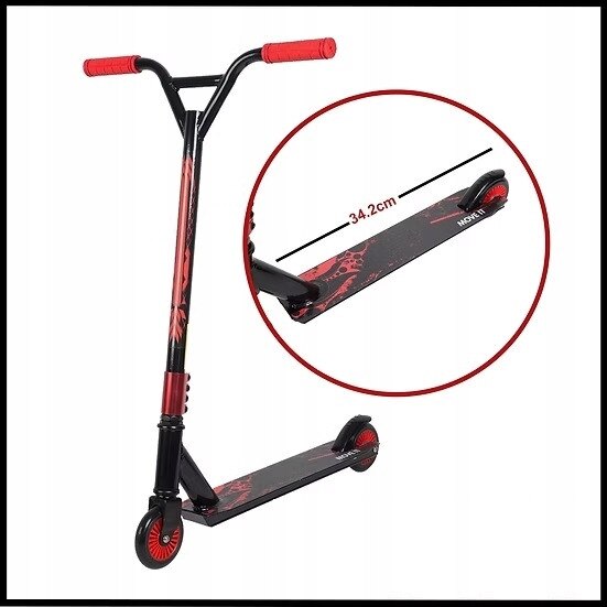 Trotineta stunt pentru copii Azaris Skate-Pro, 100mm roti, ABEC-9