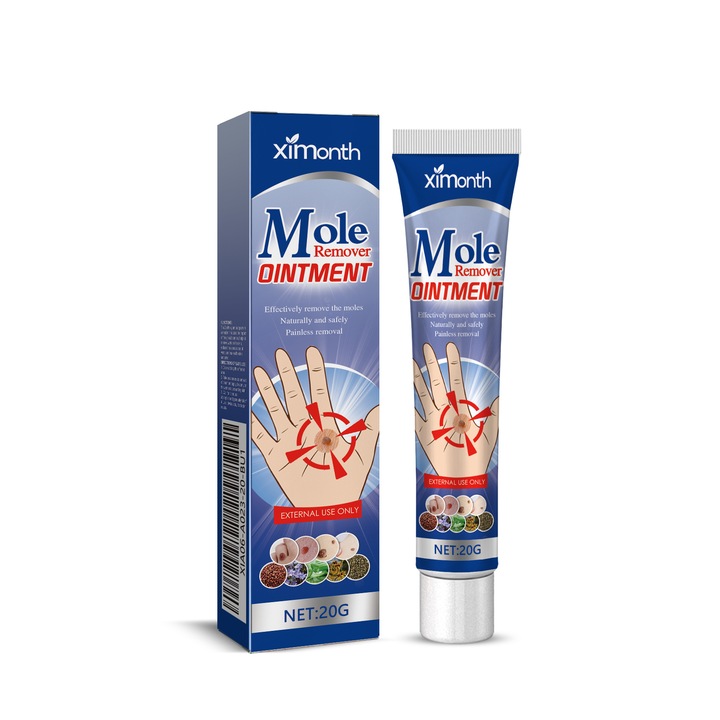 Unguent din plante pentru negi, Kwara Herb, extract de ardei spinos, extract de gentiana, 50ml