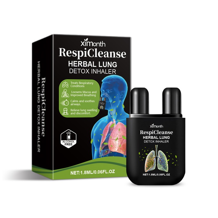 Inhalator pe baza de plante Ximonth, mentol si extract de eucalipt, pentru respiratie usoara