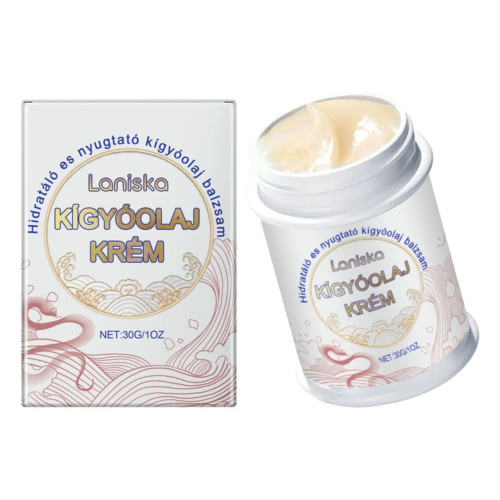 Laniska kígyóolajjal dúsított bőrápoló krém, tápláló, száraz bőrre, 200ml