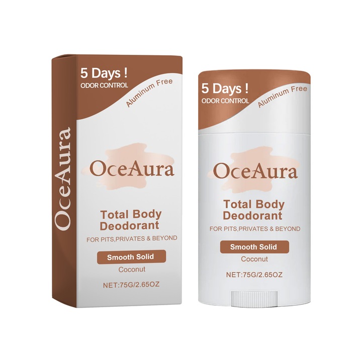 Дезодорант, OceAura, 2 бр., с кокос и алое вера, 75 г
