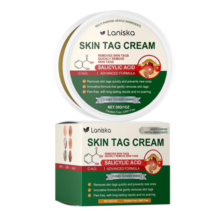 Крем за почистване и грижа за кожата със салицилова киселина, 50 мл, Laniska