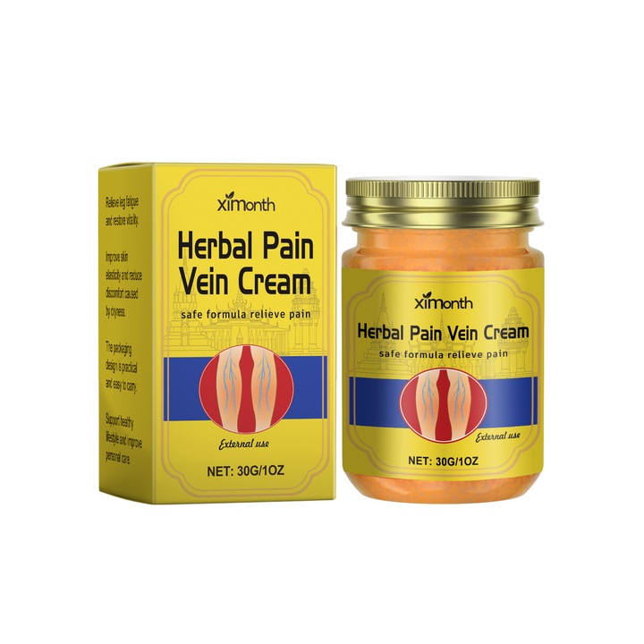 Ximonth gyógynövényes lábkrém, ázsiai gázló kivonattal, E-vitaminnal, 200ml