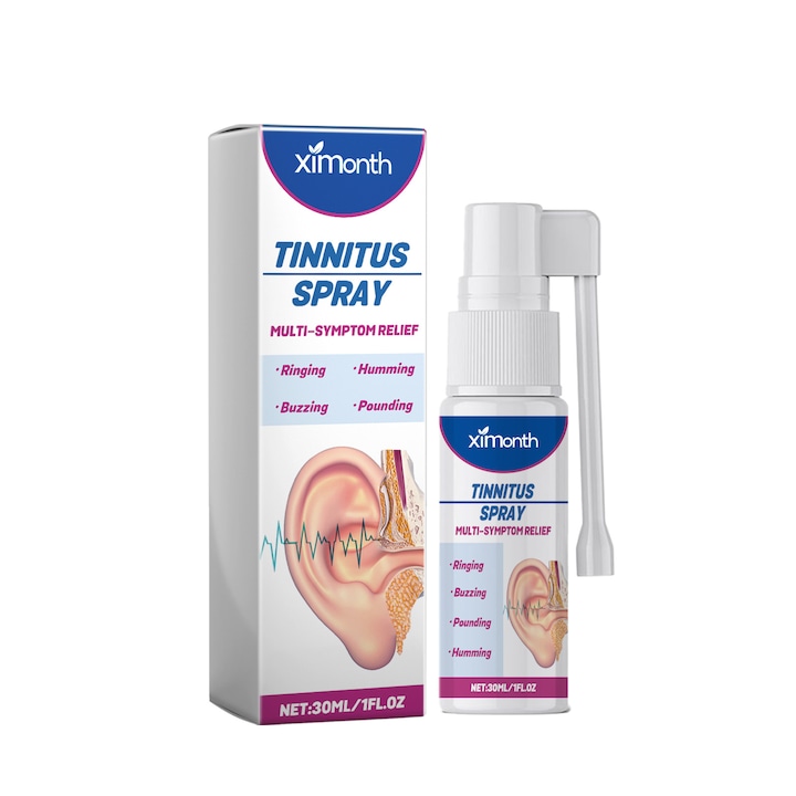 Spray pentru tratarea urechilor, spray pentru indepartarea cerumenului din tinitus, amelioreaza zgomotul si ametelile din urechi, spray anti-tinitus pentru urechi, 30 ml