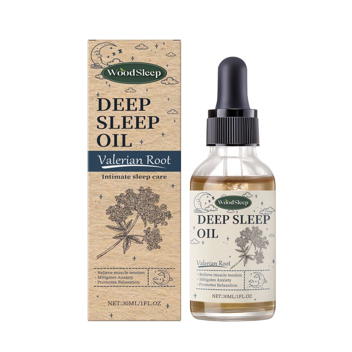 Ulei esential de radacina de valeriana, formula delicata, aromaterapie, 100ml, WoodSleep