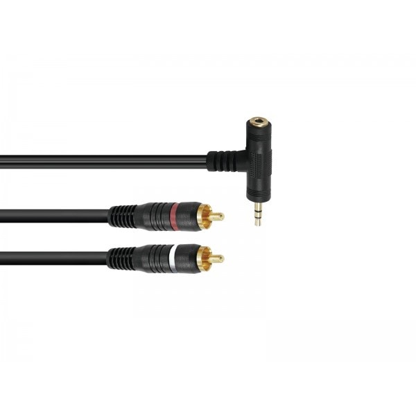 Cablu Adaptor 3.5 T-JACK / 2XRCA 1,5m SW