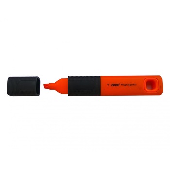 Textmarker cu grip, varf tesit, TMH2420-O Textmarker cu grip, varf tesit, TMH2420-O