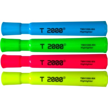 Set 4 textmarkere, varf tesit Set 4 textmarkere, varf tesit