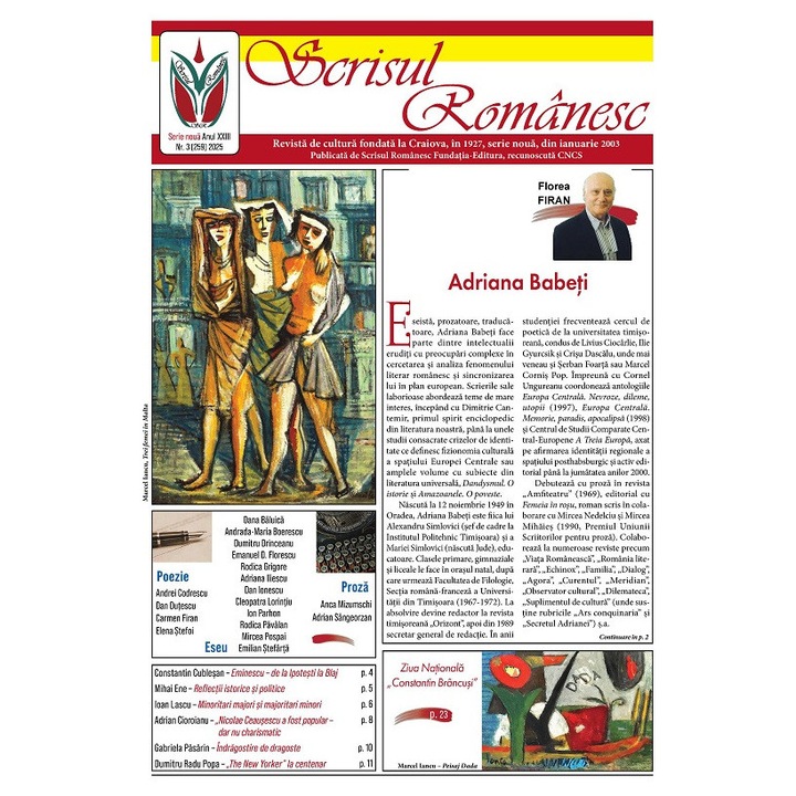 Revista Scrisul Romanesc Nr.3 Din 2025