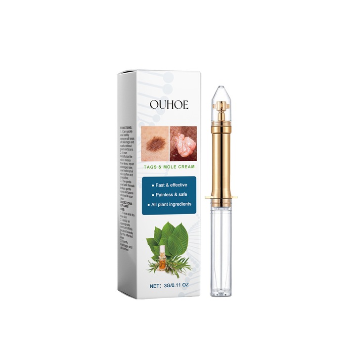 OUHOE arckrém bőrregenerálóra, mentalevél-kivonattal és teafaolajjal, 50ml