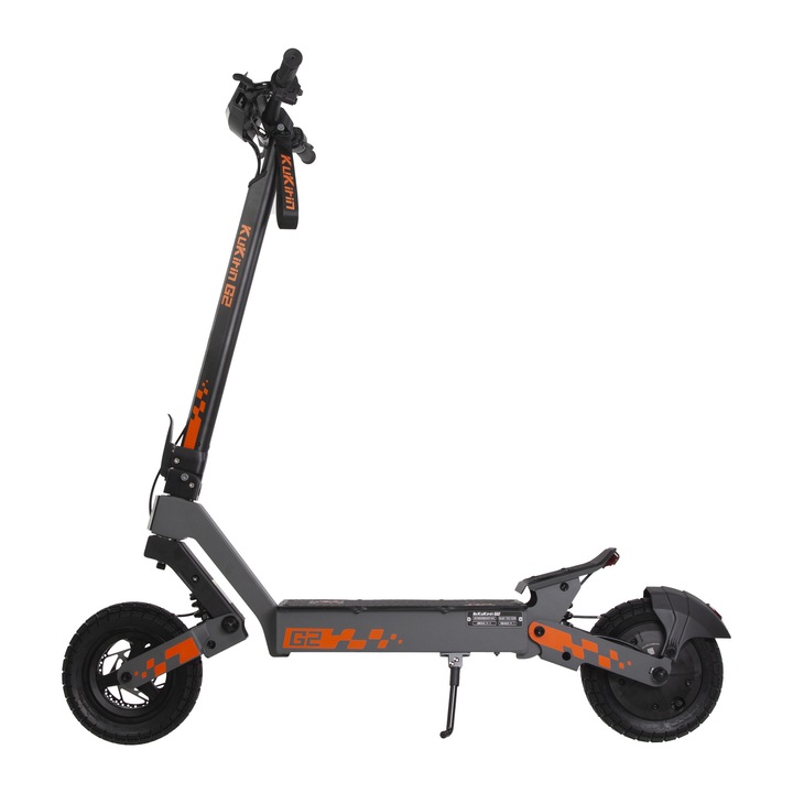 Trotineta Electrica Pliabila KuKirin G2 2025, Motor 800W, Baterie 48V 15.6Ah, Viteza 45km/h, Autonomie 55km, Roti 10", Afisaj Touch, Frane pe Disc, 7 Lumina
