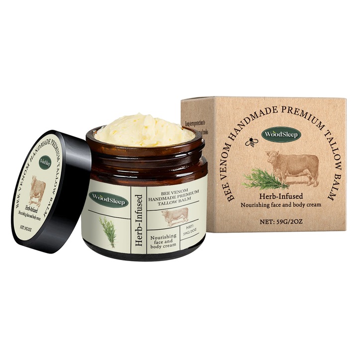 Crema de fata cu venin de albine, WoodSleep, ingrediente blande, hidratare profunda
