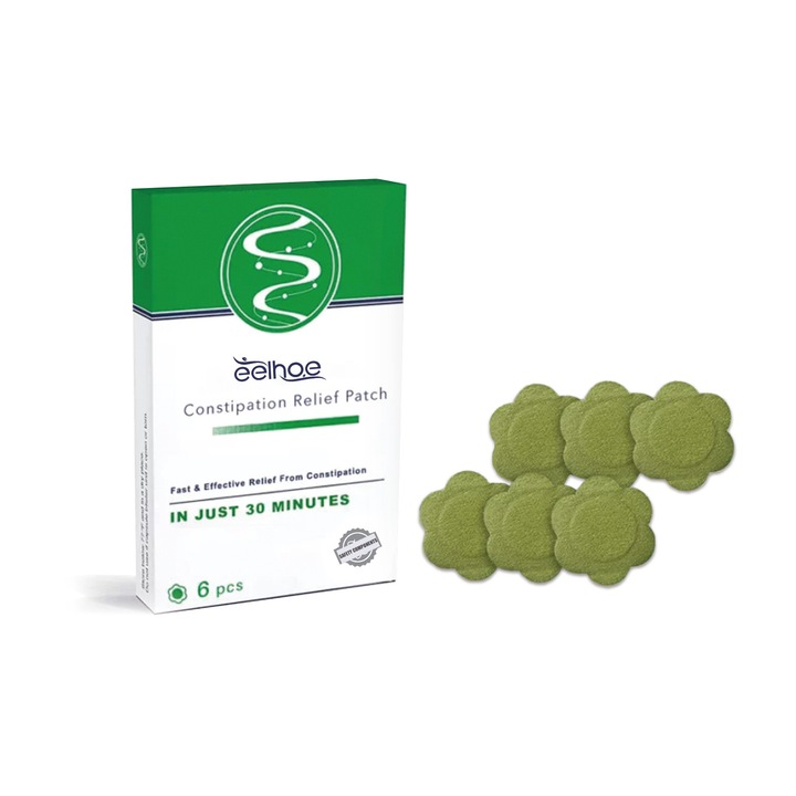 Plasturi pentru ingrijirea defecatiei, ajuta la disconfort abdominal, 8-10 ore, 2x2cm, EELHOE