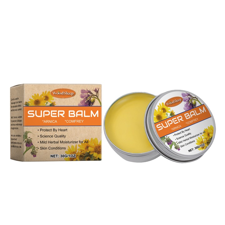 WoodSleep Ízületápoló Krém, masszázskrém testre és ízületekre, körömvirág kivonattal, 200ml