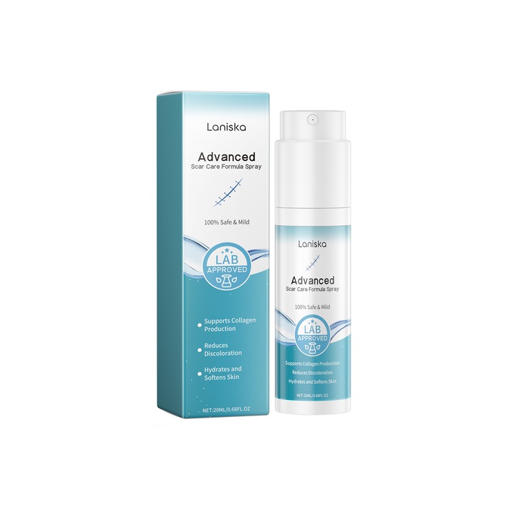Bőrjavító spray, Laniska, hegszövet kezelésére