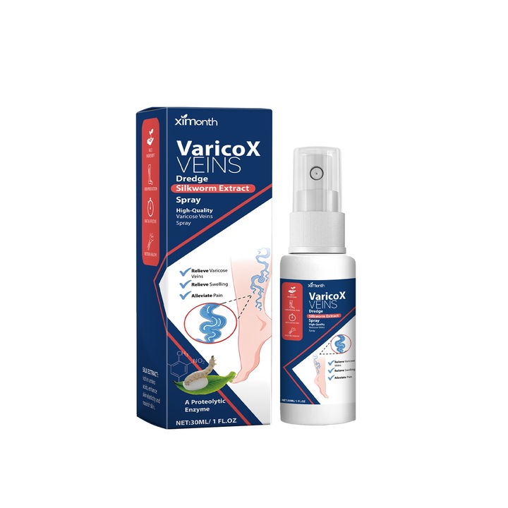 Lábápoló spray, Ximonth, selyemkivonat, ürömkivonat