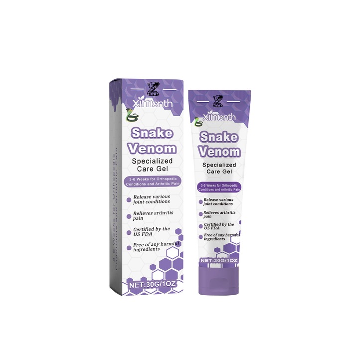 Ízületápoló gél kígyóméreg kivonattal, Ximonth, fájdalomcsillapító hatású, csökkenti a gyulladást