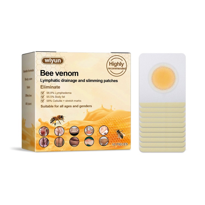 Wiyun Beauty testápoló kezelőcsomag, méhméreggel és természetes kivonatokkal, 3-4 órás alkalmazás