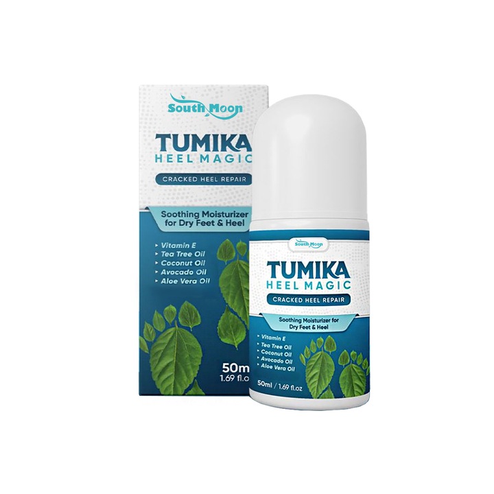 Rola pentru picioare South Moon Tumika Heel Magic, reparare calcaie crapate, contine vitamina E si ulei de masline, 50ml