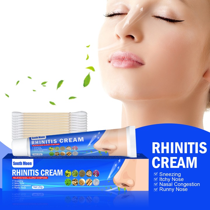 Crema pentru rinita South Moon, 20g, pentru congestie nazala si stranuturi