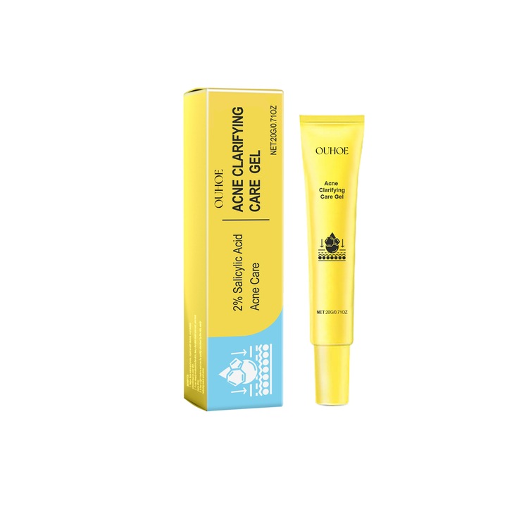 Gel pentru acnee, curatare profunda, 50ml, OUHOE