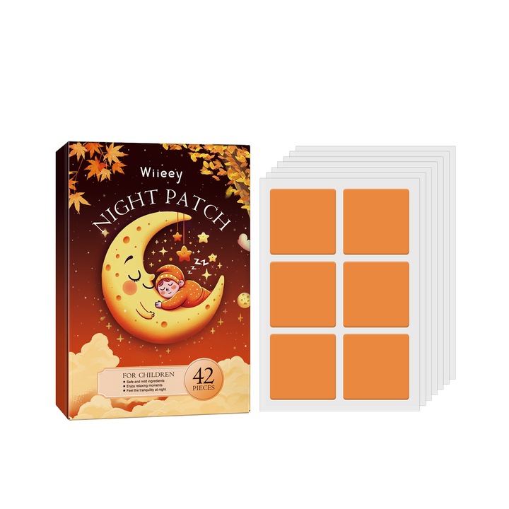 Pachet de plasturi pentru somn copii Wiieey, ajuta la adormire rapida