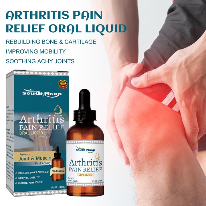 Set 2 suplimente lichide pentru ameliorarea durerilor articulare, South Moon, contine vitamina K2, condroitina si glucozamina, 100ml