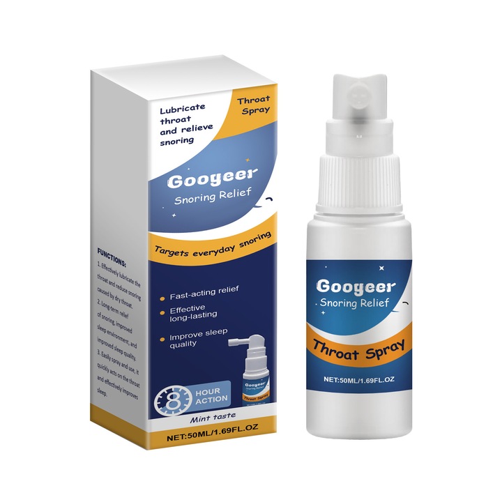 Spray pentru gat, extracte din plante chinezesti, confort sporit, reducerea sforaitului