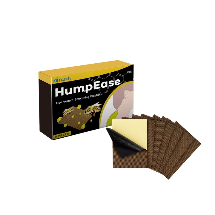 Plasturi cu venin de albine, Ximonth, pentru ameliorarea durerilor cervicale, 6 ore aplicare, 10x15cm