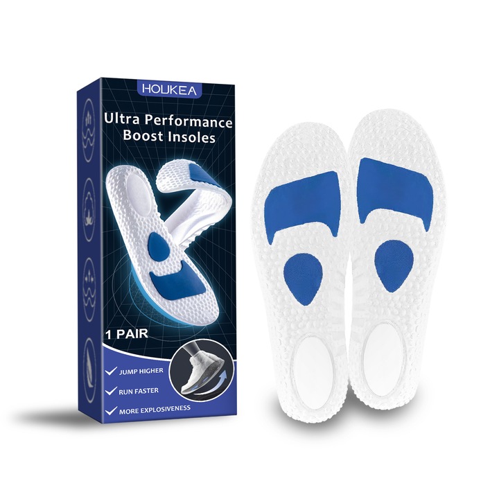 Спортни стелки, Ultra Performance Boost, еластични, износоустойчиви, многоцветни, универсален размер