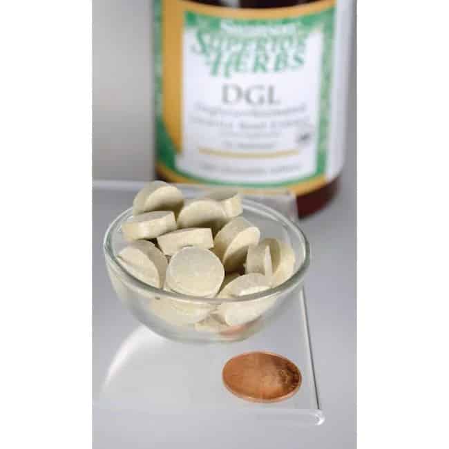 DGL (Extract Lemn Dulce) 385 mg, Swanson, 180 Tablete masticabile ...