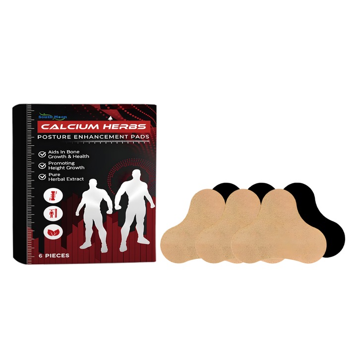 Plasturi pentru Imbunatatirea Posturii South Moon Calcium Herbs, pentru Adulti si Copii, 2 buc