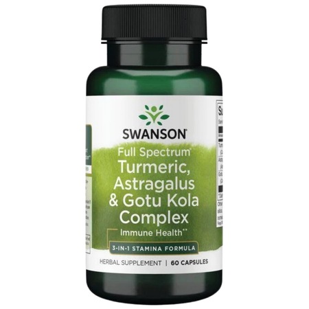 SWANSON Complex cu Spectru Complet de Turmeric, Astragalus si Gotu Kola ...