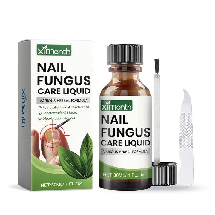 Ximonth körömjavító készlet, körömápolás, teafaolaj, aloe vera kivonat, szürke