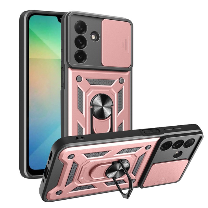Калъф за Samsung Galaxy A26 5G - Smartphosis Camshield - Розово Злато