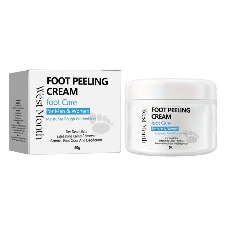 West&Month lábápoló krém, bőrkeményedés-javítás, sarok hidratálása, 100ml