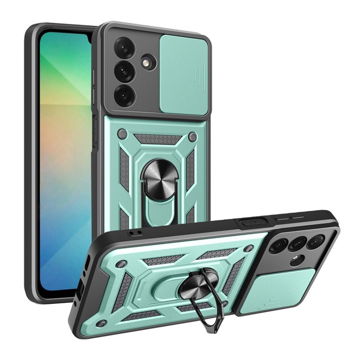 Калъф за Samsung Galaxy A26 5G - Smartphosis Camshield - Зелен