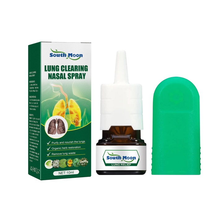 Spray nazal pentru curatarea plamanilor, 3 bucati, quercetina, flori de soc