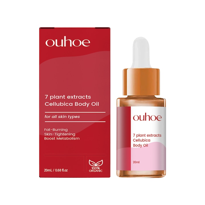 Gyógynövényes testápoló olaj, OUHOE, hidratáló, masszázshoz, 20ml