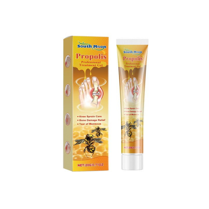 Ízületi ápoló krém, South Moon, méhméreggel, propolisz kivonattal és kurkumával, 100ml