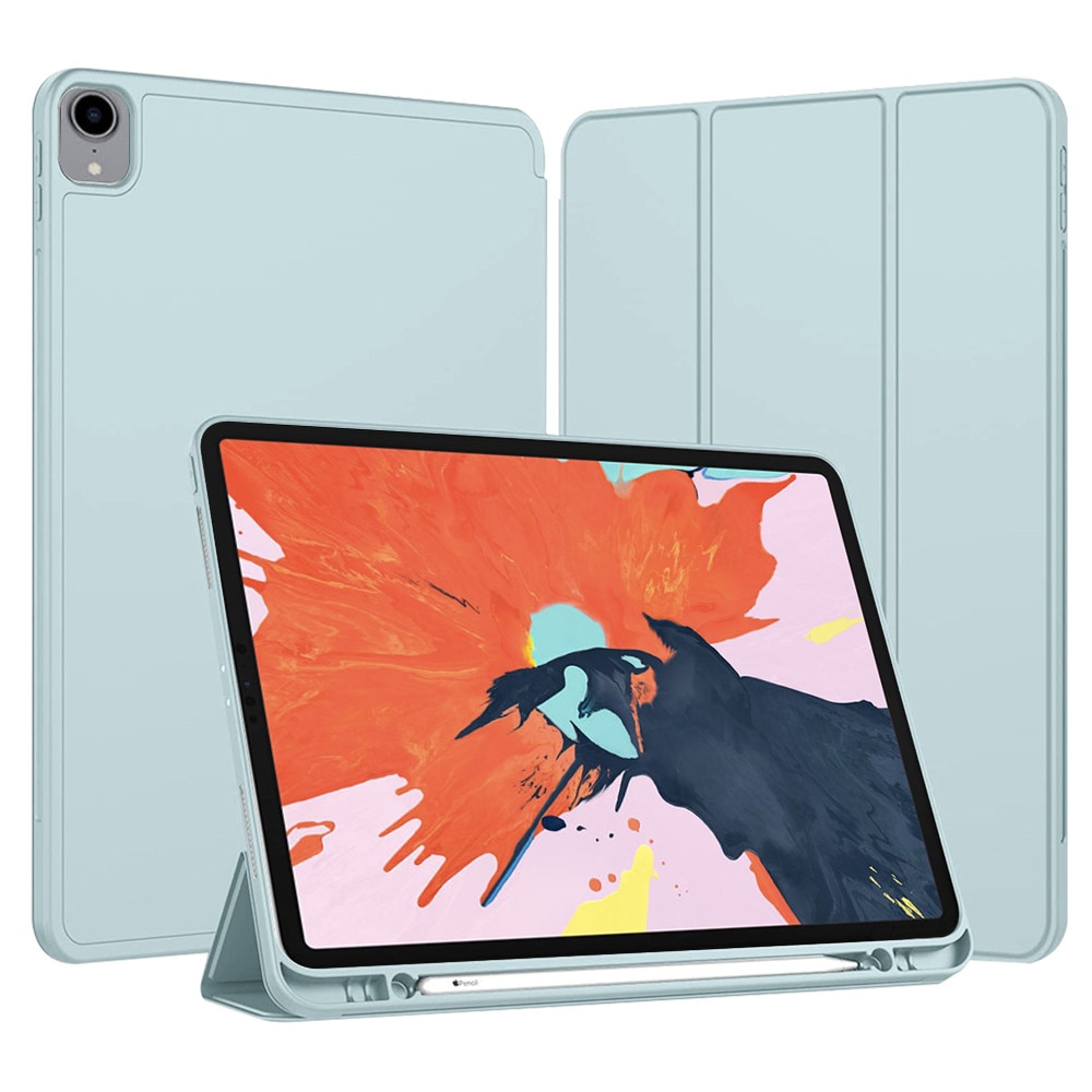 Husă de protecție flip cover Dali pentru tabletă, Flex Trifold, albastru deschis, 12.9"
